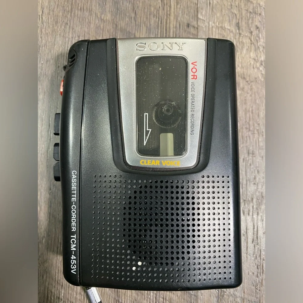Sony Tcm453v Full Size Audio Cassette Recorder